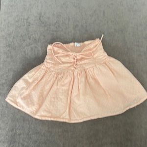 Cotton On skirt. Elastic waist with tie up front design. Color- peach. Size XXS